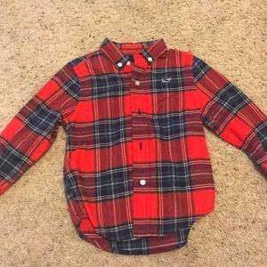 Boys 3T vineyard vines flannel button down shirt